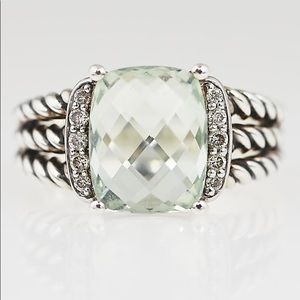 David Yurman Prasiolite Ring - Size 6